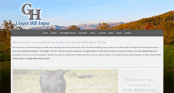 Desktop Screenshot of gingerhillangus.com